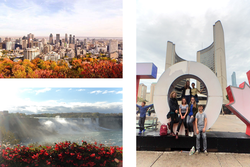 Montreal in Autumn, Niagara falls and Toronto!